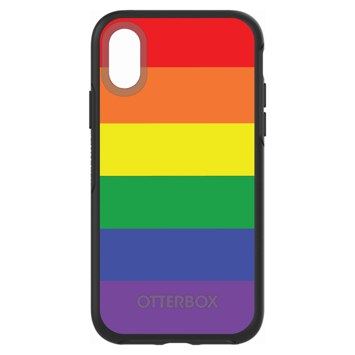 Rainbow Stripes Gay Pride OtterBox Symmetry Case for iPhone & Galaxy, view 4