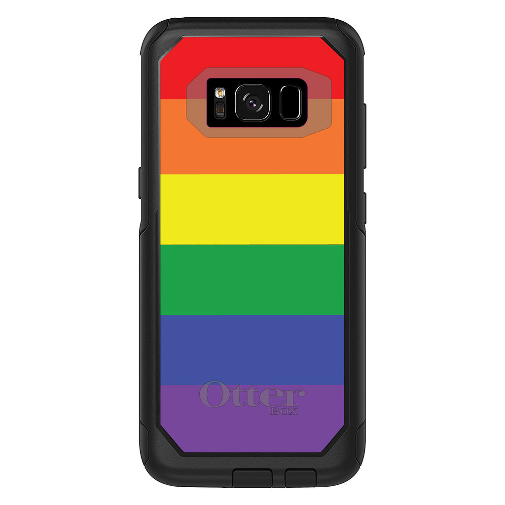 Rainbow Stripes Gay Pride OtterBox Commuter Case for iPhone & Galaxy, view 10