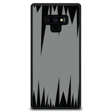 DistinctInk® Hard Plastic Snap-On Case for Apple iPhone or Samsung Galaxy - Grey Black Spikes