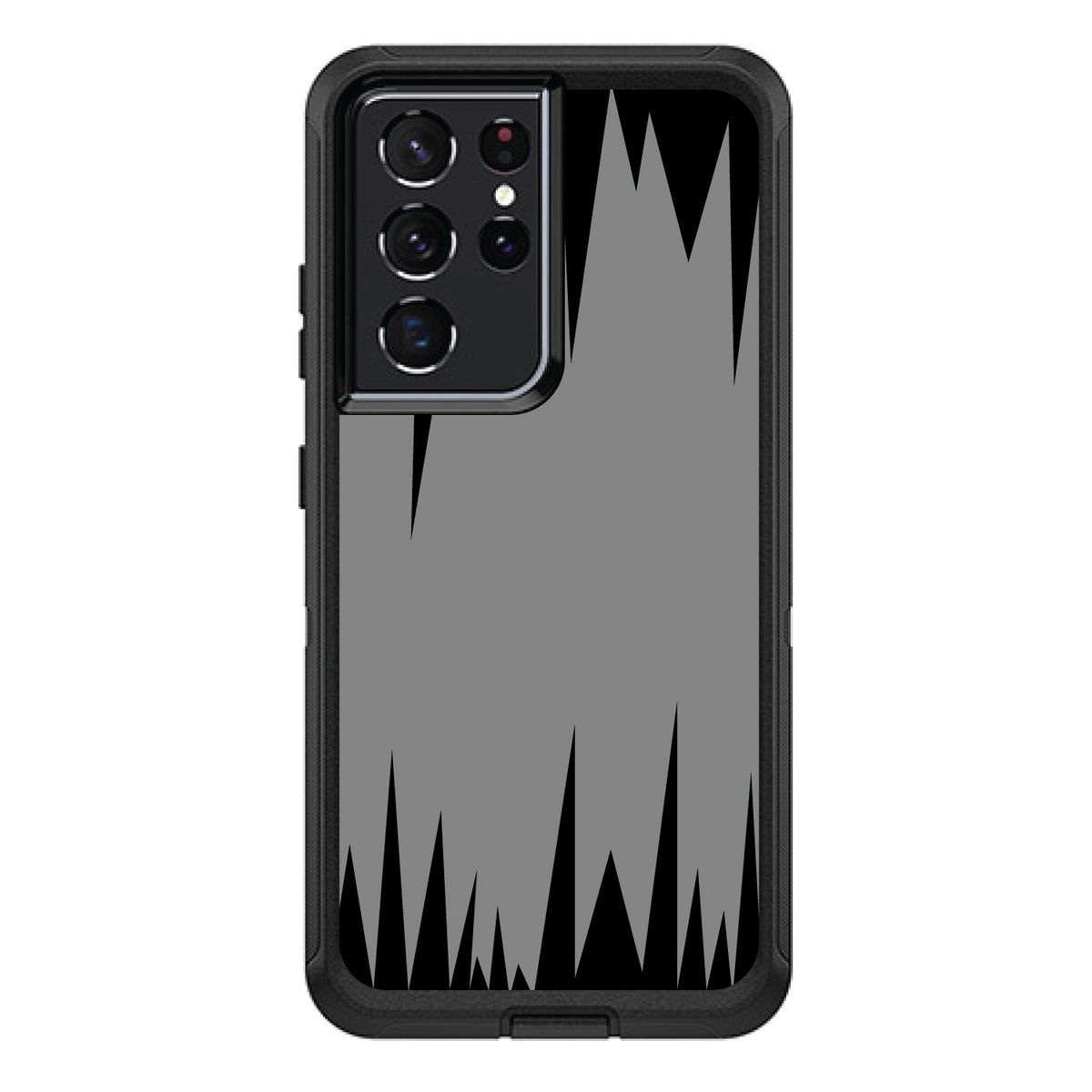 Grey Black Spikes OtterBox Defender Case for iPhone & Galaxy, view 7