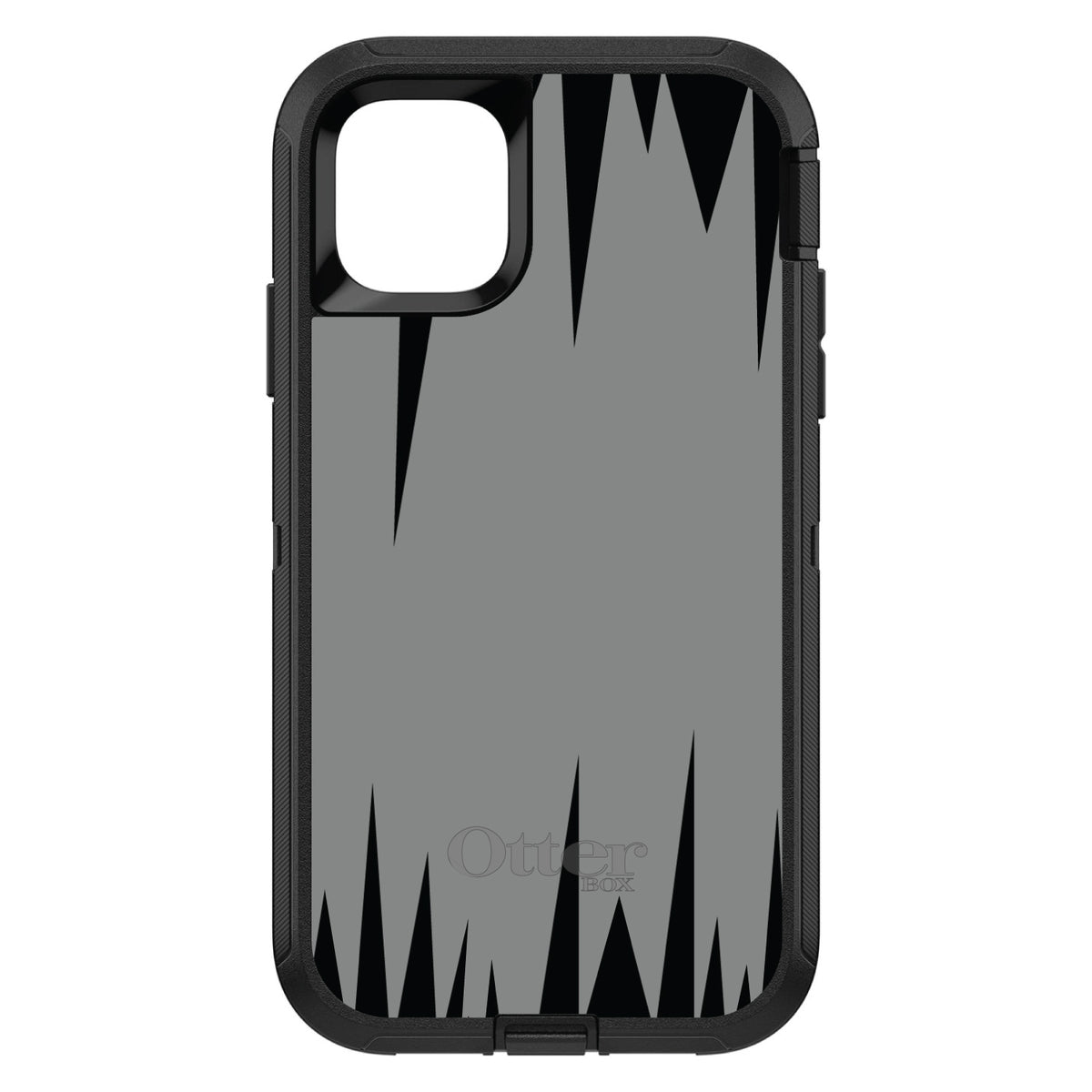 Grey Black Spikes OtterBox Defender Case for iPhone & Galaxy, view 2