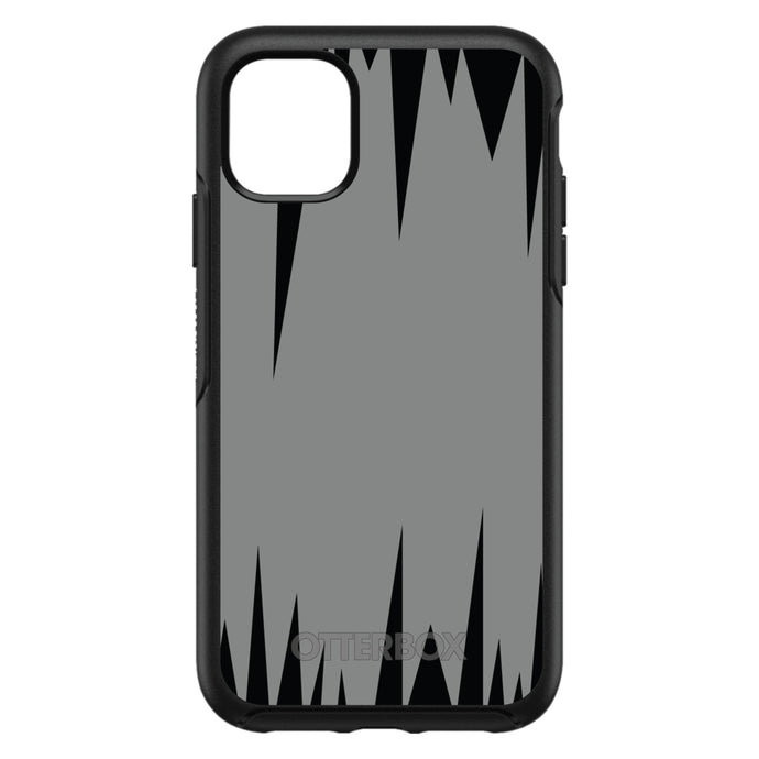 DistinctInk™ OtterBox Symmetry Series Case for Apple iPhone / Samsung Galaxy / Google Pixel - Grey Black Spikes