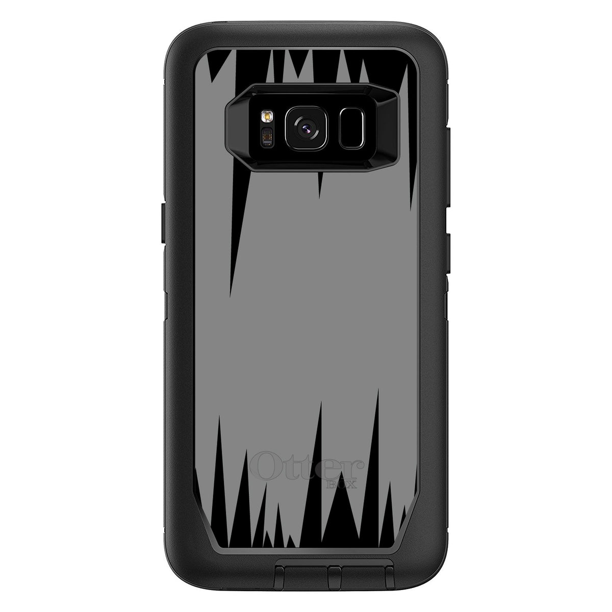 Grey Black Spikes OtterBox Defender Case for iPhone & Galaxy, view 12
