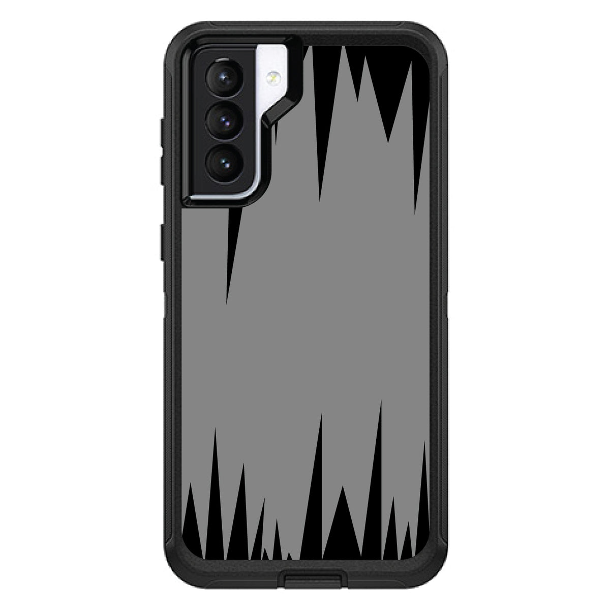 Grey Black Spikes OtterBox Defender Case for iPhone & Galaxy, view 5