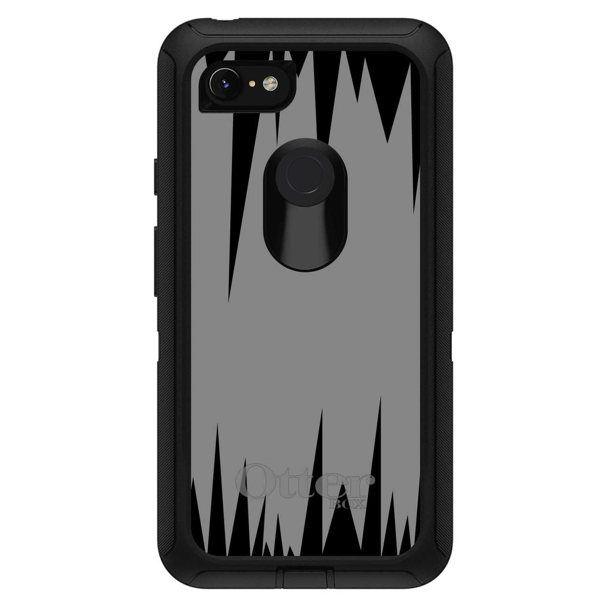 Grey Black Spikes OtterBox Defender Case for iPhone & Galaxy, view 18