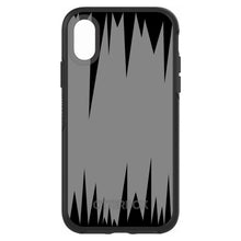 DistinctInk™ OtterBox Symmetry Series Case for Apple iPhone / Samsung Galaxy / Google Pixel - Grey Black Spikes