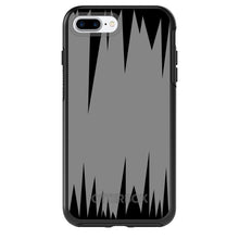 DistinctInk™ OtterBox Symmetry Series Case for Apple iPhone / Samsung Galaxy / Google Pixel - Grey Black Spikes