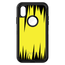 DistinctInk™ OtterBox Defender Series Case for Apple iPhone / Samsung Galaxy / Google Pixel - Yellow Black Spikes