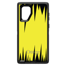 DistinctInk™ OtterBox Defender Series Case for Apple iPhone / Samsung Galaxy / Google Pixel - Yellow Black Spikes