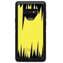 DistinctInk™ OtterBox Defender Series Case for Apple iPhone / Samsung Galaxy / Google Pixel - Yellow Black Spikes