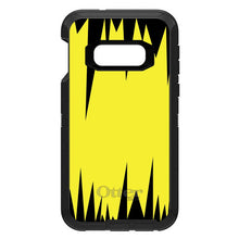 DistinctInk™ OtterBox Defender Series Case for Apple iPhone / Samsung Galaxy / Google Pixel - Yellow Black Spikes