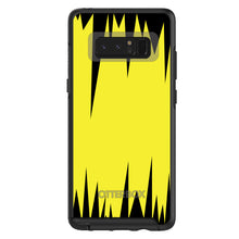 DistinctInk™ OtterBox Symmetry Series Case for Apple iPhone / Samsung Galaxy / Google Pixel - Yellow Black Spikes