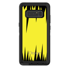 DistinctInk™ OtterBox Defender Series Case for Apple iPhone / Samsung Galaxy / Google Pixel - Yellow Black Spikes