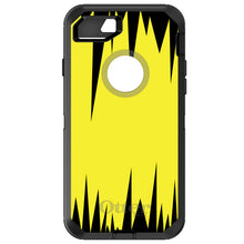 DistinctInk™ OtterBox Defender Series Case for Apple iPhone / Samsung Galaxy / Google Pixel - Yellow Black Spikes