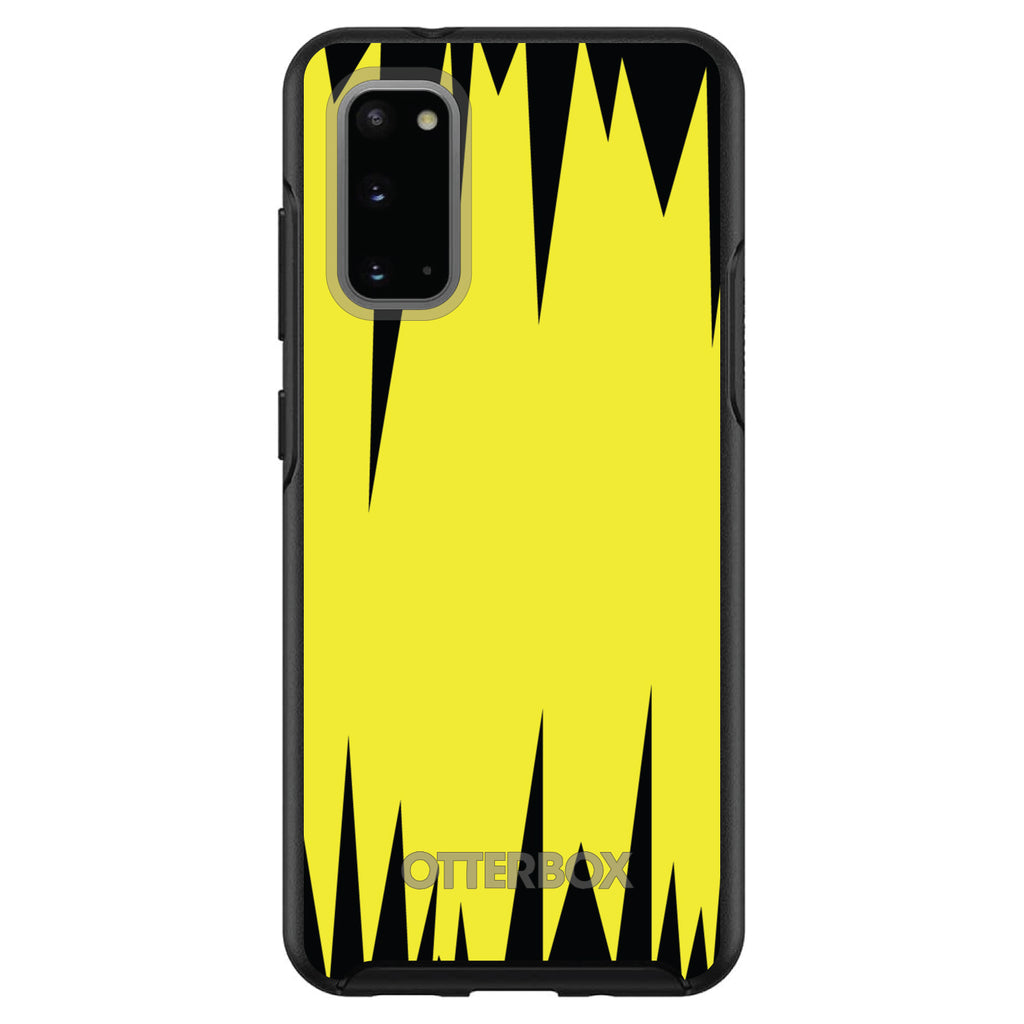 Yellow Black Spikes OtterBox Symmetry Case for iPhone & Galaxy, view 5