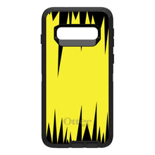 DistinctInk™ OtterBox Defender Series Case for Apple iPhone / Samsung Galaxy / Google Pixel - Yellow Black Spikes