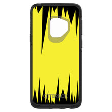 DistinctInk™ OtterBox Symmetry Series Case for Apple iPhone / Samsung Galaxy / Google Pixel - Yellow Black Spikes