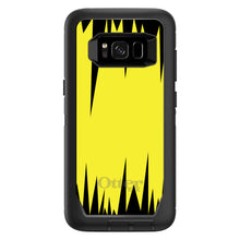 DistinctInk™ OtterBox Defender Series Case for Apple iPhone / Samsung Galaxy / Google Pixel - Yellow Black Spikes