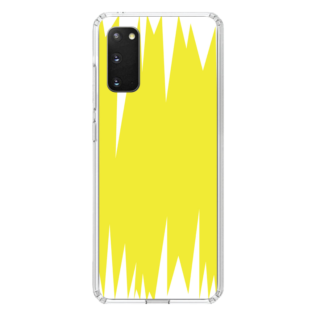 Yellow White Spikes Clear Shockproof iPhone Case, view 15