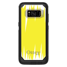 DistinctInk™ OtterBox Commuter Series Case for Apple iPhone or Samsung Galaxy - Yellow White Spikes