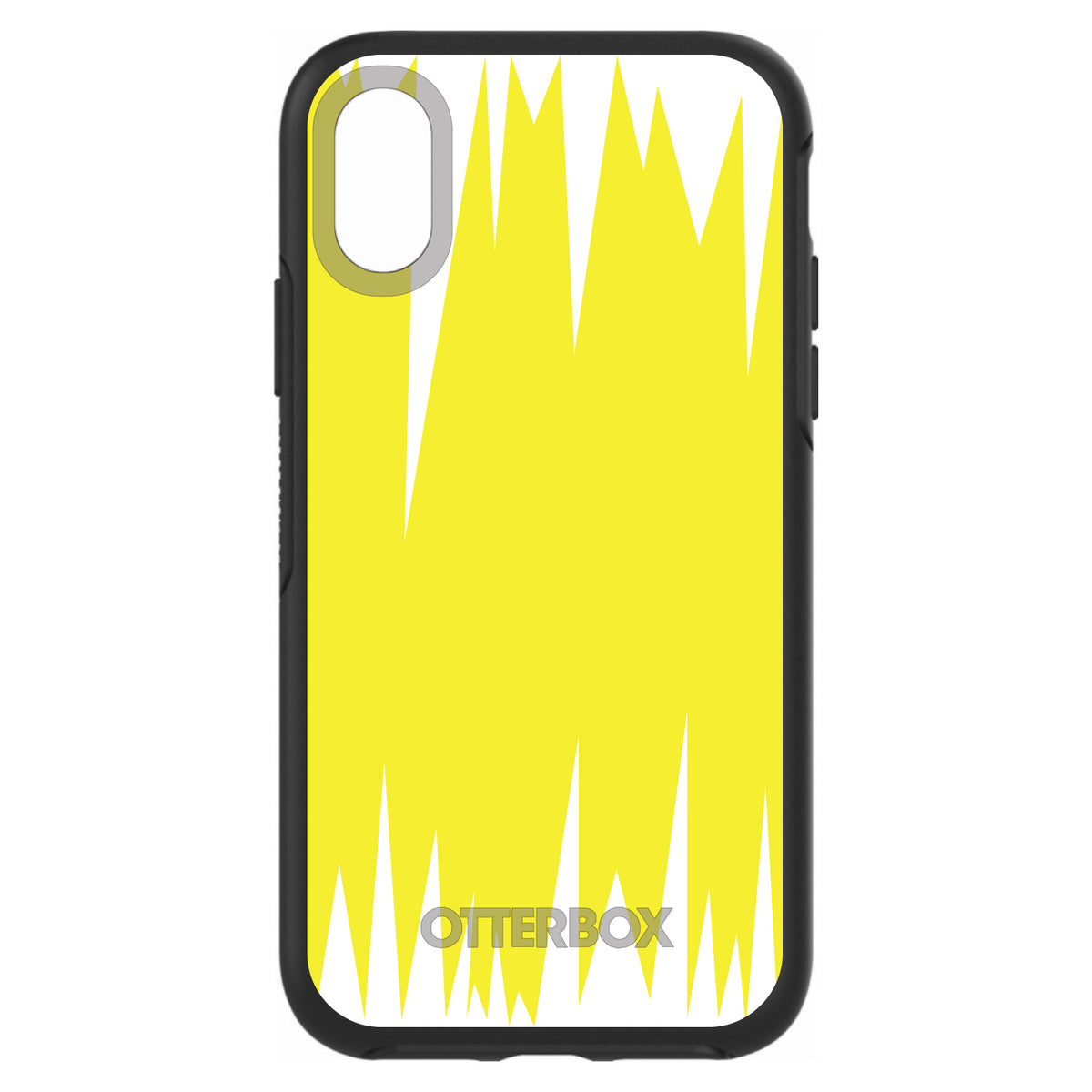Yellow White Spikes OtterBox Symmetry Case for iPhone & Galaxy, view 4
