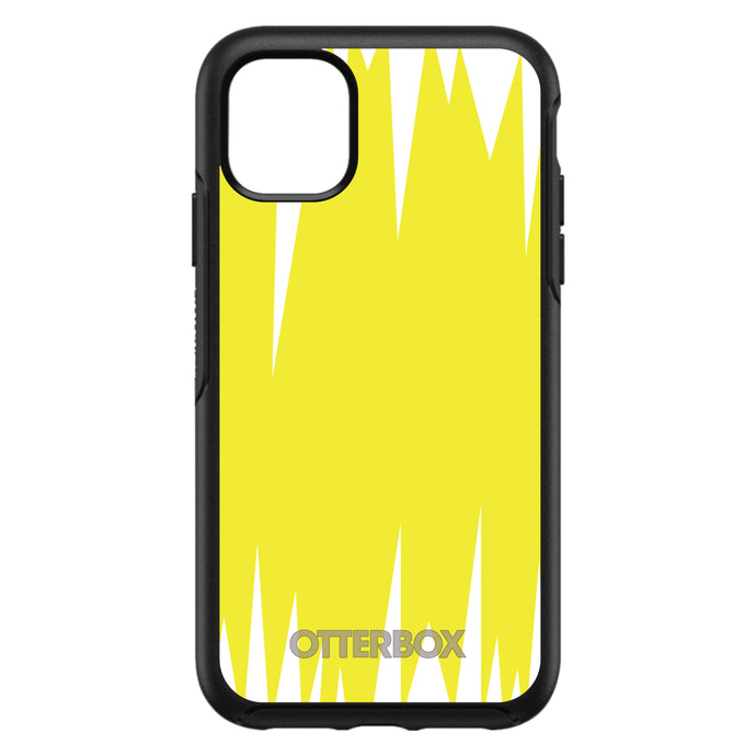DistinctInk™ OtterBox Symmetry Series Case for Apple iPhone / Samsung Galaxy / Google Pixel - Yellow White Spikes