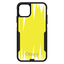 DistinctInk™ OtterBox Commuter Series Case for Apple iPhone or Samsung Galaxy - Yellow White Spikes