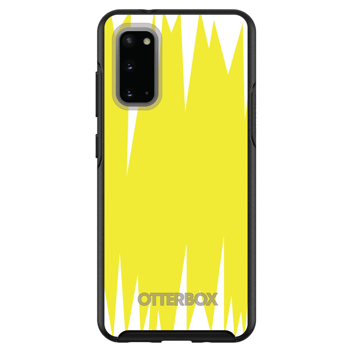 Yellow White Spikes OtterBox Symmetry Case for iPhone & Galaxy, view 5