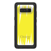 DistinctInk™ OtterBox Commuter Series Case for Apple iPhone or Samsung Galaxy - Yellow White Spikes