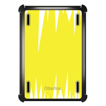 DistinctInk™ OtterBox Defender Series Case for Apple iPad / iPad Pro / iPad Air / iPad Mini - Yellow White Spikes