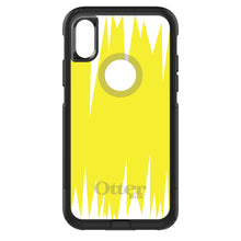 DistinctInk™ OtterBox Commuter Series Case for Apple iPhone or Samsung Galaxy - Yellow White Spikes