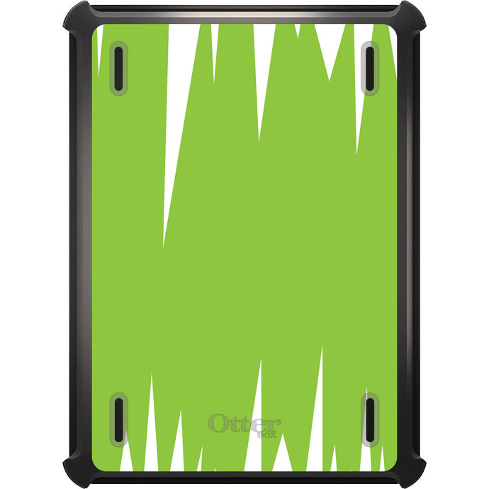 DistinctInk™ OtterBox Defender Series Case for Apple iPad / iPad Pro / iPad Air / iPad Mini - Lime Green White Spikes