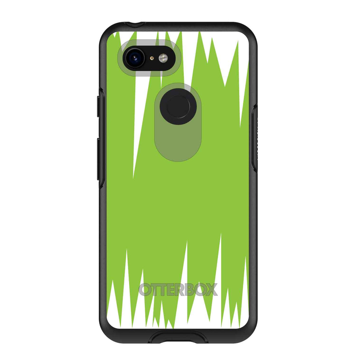 Lime Green White Spikes OtterBox Symmetry Case for iPhone & Galaxy, view 15