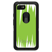 DistinctInk™ OtterBox Defender Series Case for Apple iPhone / Samsung Galaxy / Google Pixel - Lime Green White Spikes