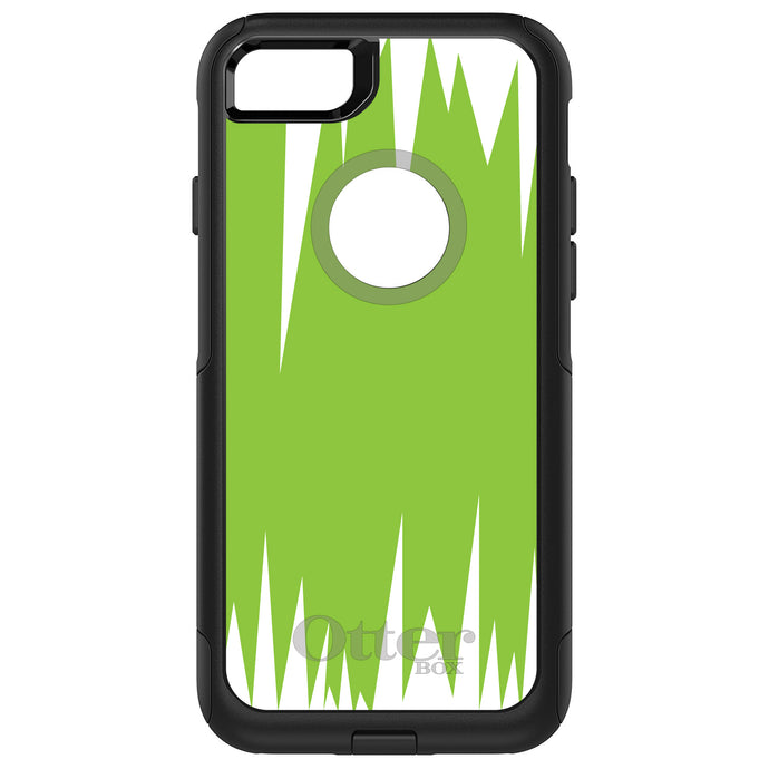 DistinctInk OtterBox Commuter Series Case for Apple iPhone or Samsung Galaxy - Lime Green White Spikes