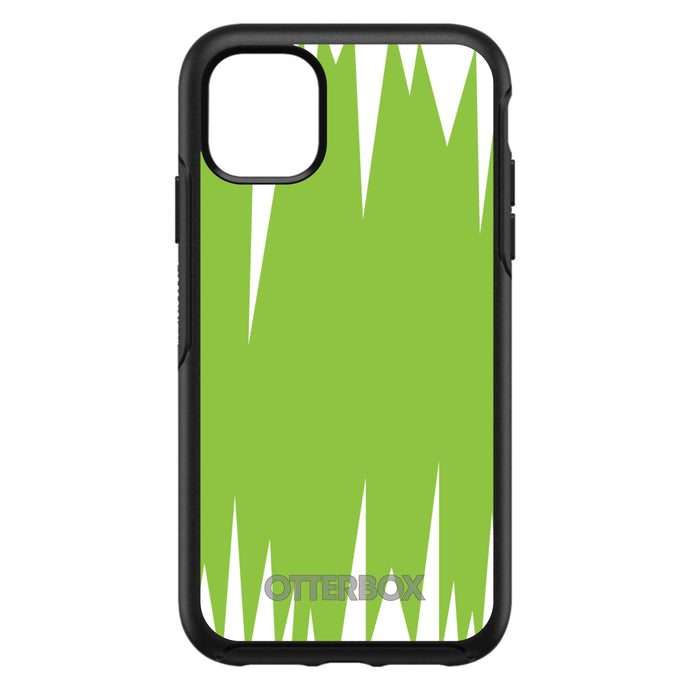 DistinctInk™ OtterBox Symmetry Series Case for Apple iPhone / Samsung Galaxy / Google Pixel - Lime Green White Spikes