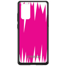 DistinctInk™ OtterBox Symmetry Series Case for Apple iPhone / Samsung Galaxy / Google Pixel - Neon Pink White Spikes