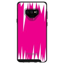 DistinctInk™ OtterBox Symmetry Series Case for Apple iPhone / Samsung Galaxy / Google Pixel - Neon Pink White Spikes