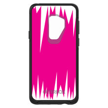 DistinctInk™ OtterBox Symmetry Series Case for Apple iPhone / Samsung Galaxy / Google Pixel - Neon Pink White Spikes