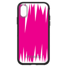 DistinctInk™ OtterBox Symmetry Series Case for Apple iPhone / Samsung Galaxy / Google Pixel - Neon Pink White Spikes