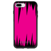 DistinctInk™ OtterBox Symmetry Series Case for Apple iPhone / Samsung Galaxy / Google Pixel - Neon Pink Black Spikes
