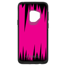 DistinctInk™ OtterBox Symmetry Series Case for Apple iPhone / Samsung Galaxy / Google Pixel - Neon Pink Black Spikes