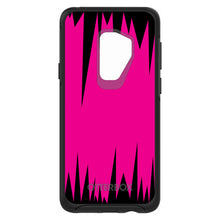 DistinctInk™ OtterBox Symmetry Series Case for Apple iPhone / Samsung Galaxy / Google Pixel - Neon Pink Black Spikes