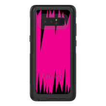 DistinctInk™ OtterBox Commuter Series Case for Apple iPhone or Samsung Galaxy - Neon Pink Black Spikes