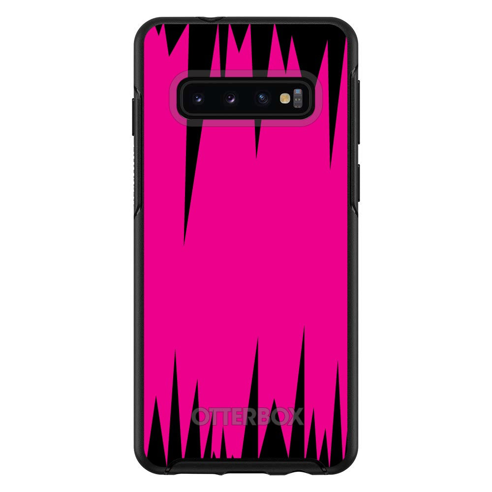 Neon Pink Black Spikes OtterBox Symmetry Case for iPhone & Galaxy, view 6