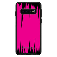DistinctInk™ OtterBox Symmetry Series Case for Apple iPhone / Samsung Galaxy / Google Pixel - Neon Pink Black Spikes