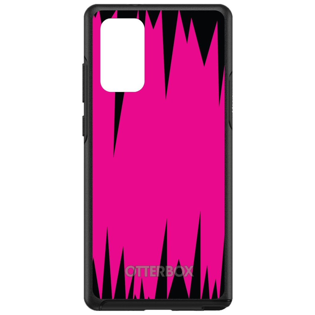 Neon Pink Black Spikes OtterBox Symmetry Case for iPhone & Galaxy, view 10