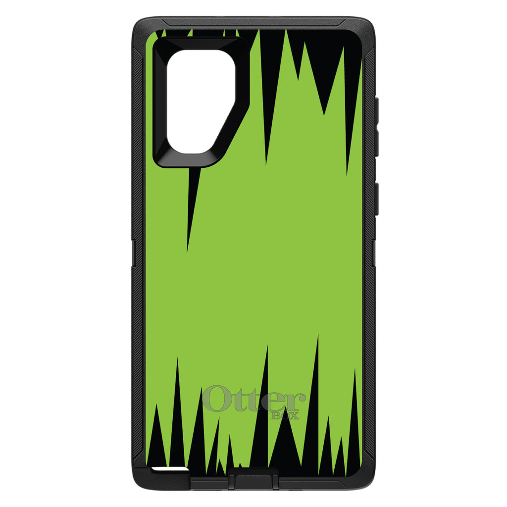 Lime Green Black Spikes OtterBox Defender Case for iPhone & Galaxy, view 14