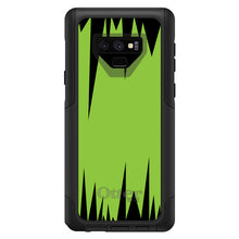 DistinctInk™ OtterBox Commuter Series Case for Apple iPhone or Samsung Galaxy - Lime Green Black Spikes