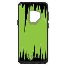 DistinctInk™ OtterBox Symmetry Series Case for Apple iPhone / Samsung Galaxy / Google Pixel - Lime Green Black Spikes